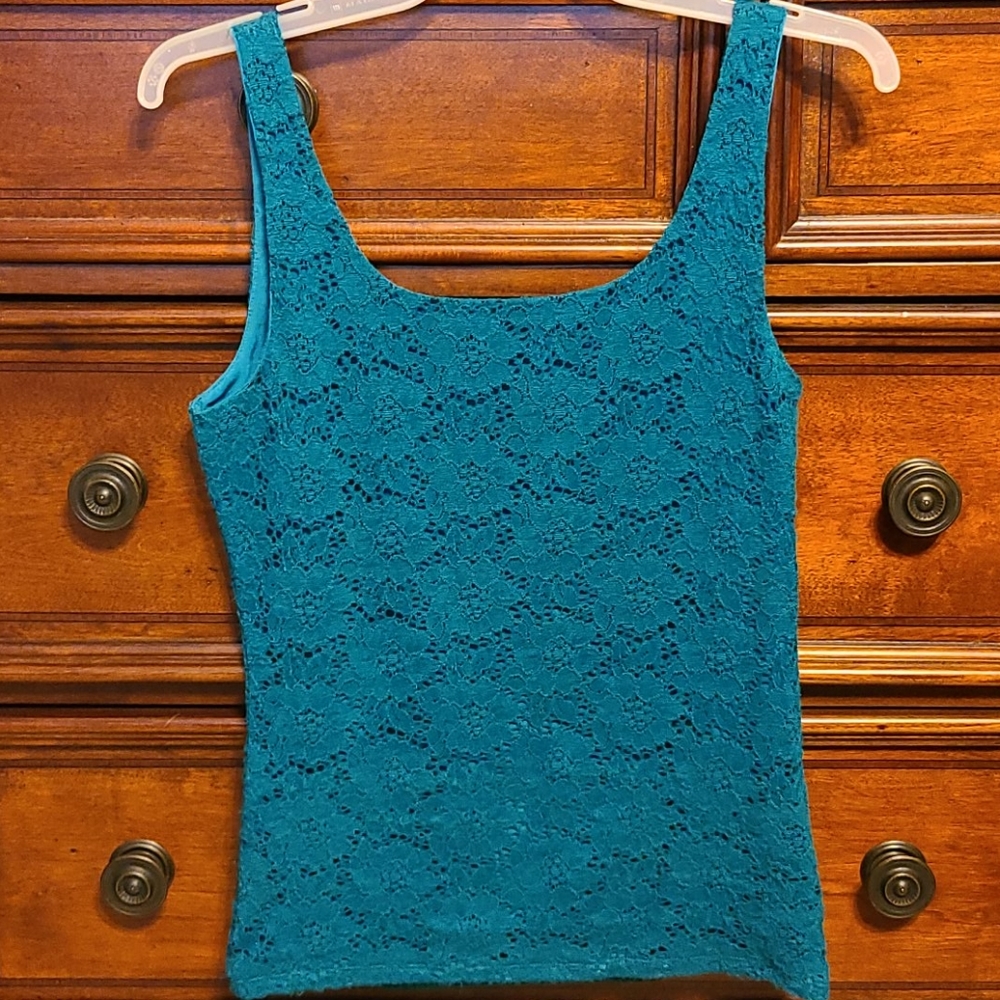 Lace tunic shirt
